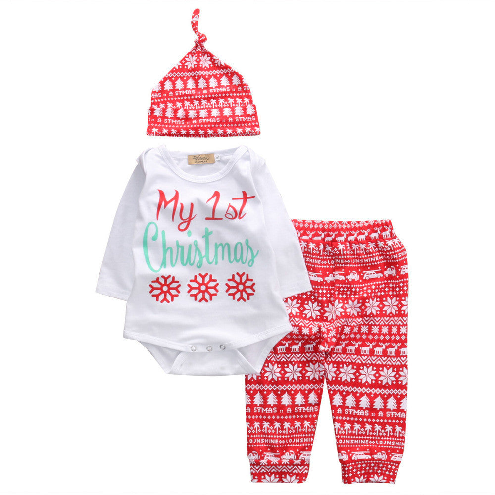 Baby boy first on sale christmas outfit australia