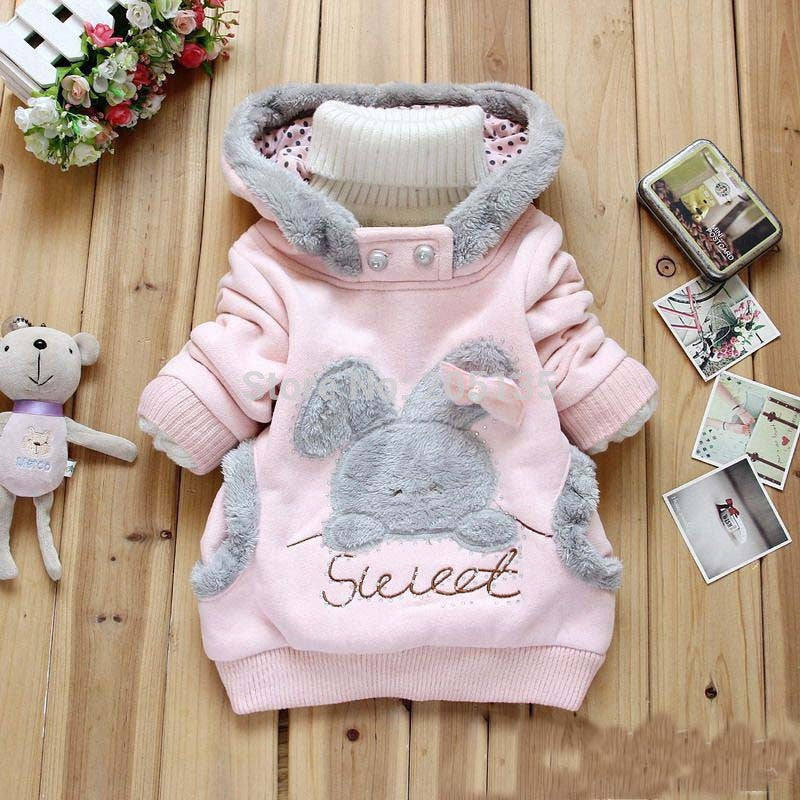 Baby jacket store with hood