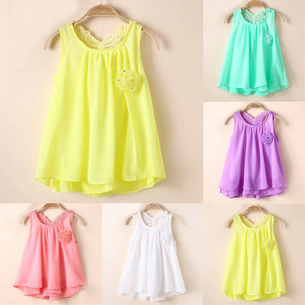 Baby girl chiffon on sale dresses