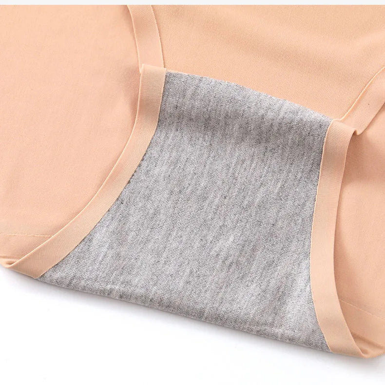 Underwear Women's Ice Silk Seamless High Waist Belly Lifting Buttocks Antibacterial Pure Cotton Crotch Girls Summer Thin-Dollar Bargains Online Shopping Australia