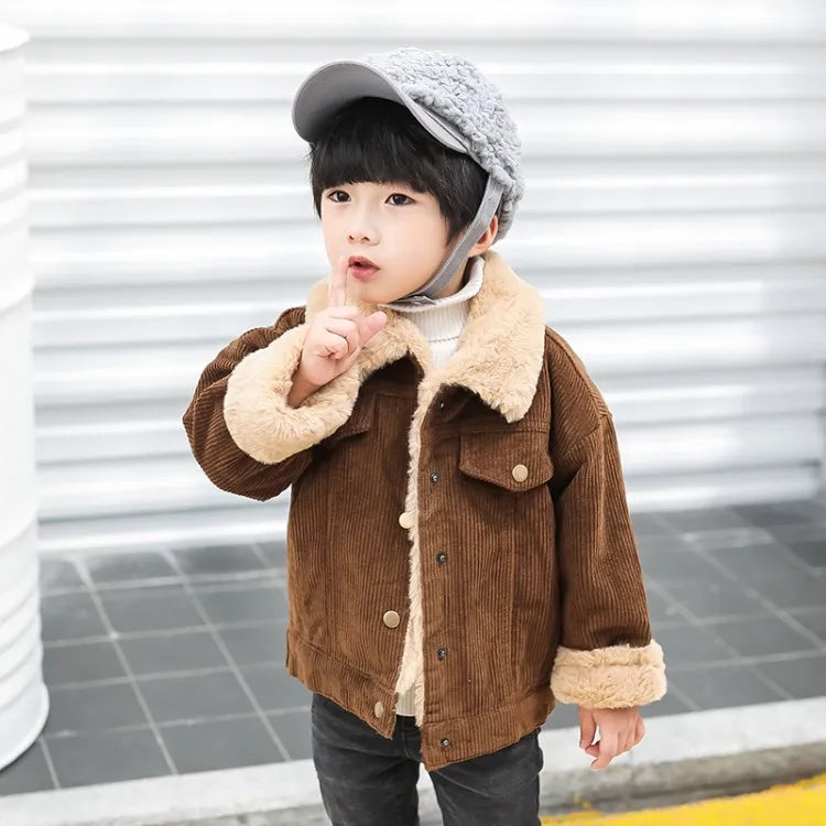 Plush Baby Boys Jacket Girls Coat Clothing Winter Kids Children Warm Outerwear Coats Toddler Boy Girl Tops Clothes-Dollar Bargains Online Shopping Australia