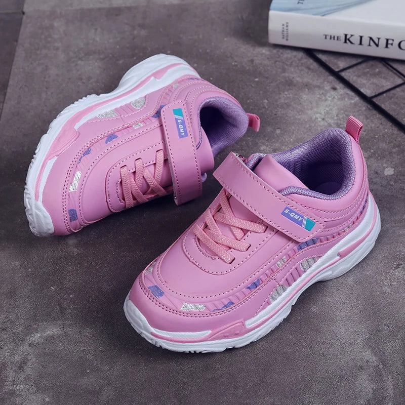 Girls Sport Shoes Waterproof Running Shoes Kids Sneakers Breathable Antislip Children Shoes-Dollar Bargains Online Shopping Australia