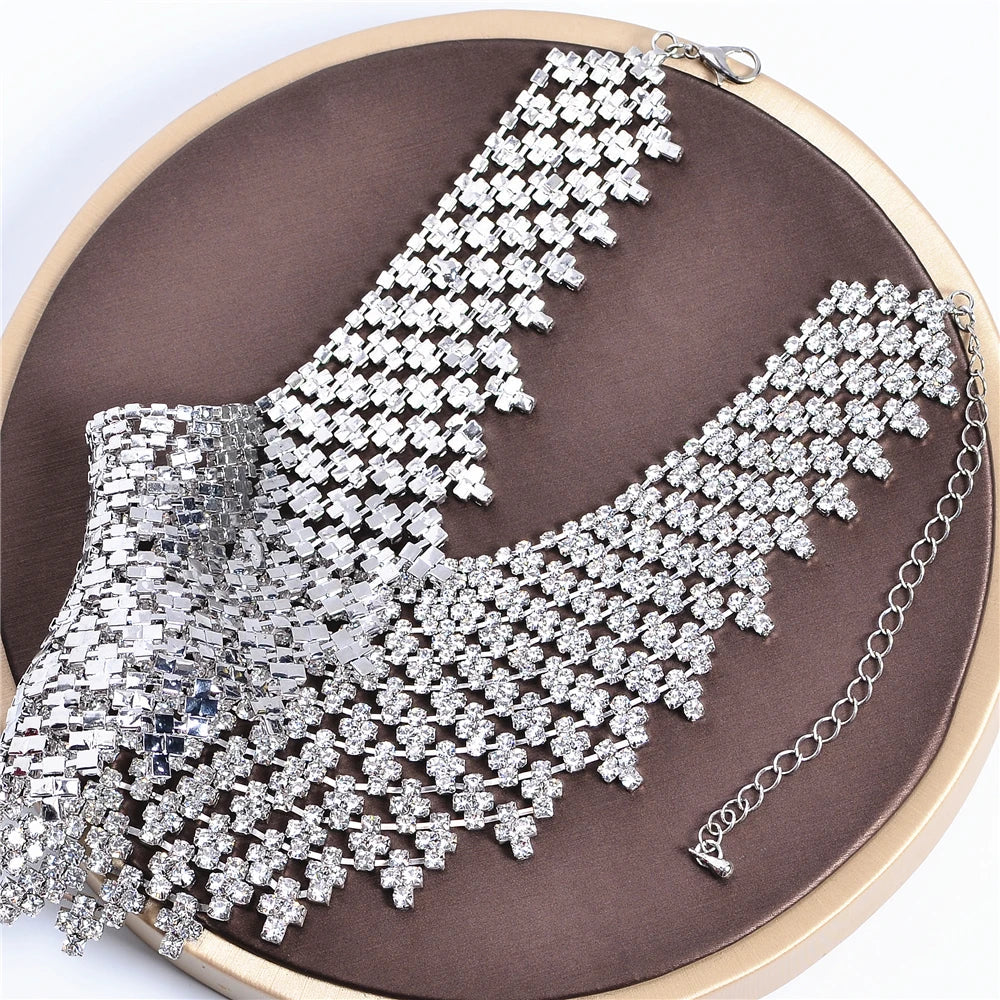 Necklace Wedding, Lightweight Prom Jewelry, Ladies Luxury Rhinestone Accessories Wholesale H94239 CORUIXI-Dollar Bargains Online Shopping Australia