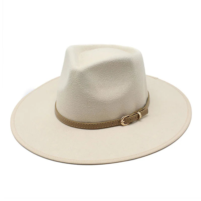 Women Hats khaki Camel Wide Brim Felt Fedoras Hats Wool Vintage Dress Formal Church Hat Fashionable Jazz Hats-Dollar Bargains Online Shopping Australia