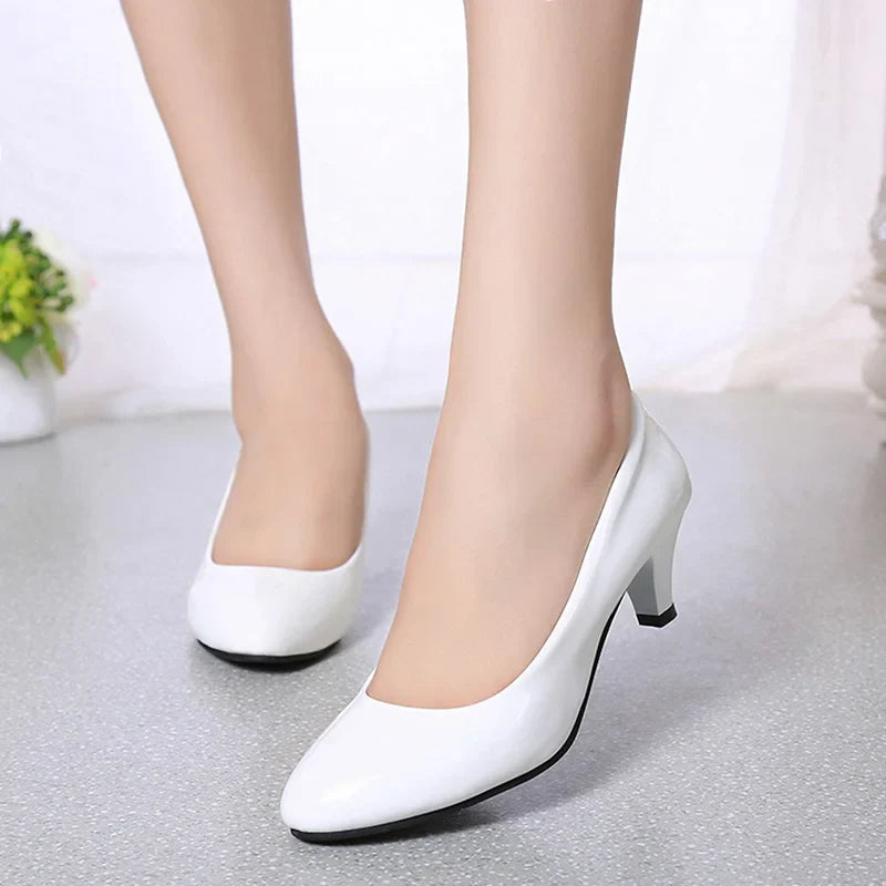 Female Pumps Nude Shallow Mouth Women Shoes Fashion Wedding Party Shoes Ladies Low Heel Shoes Woman-Dollar Bargains Online Shopping Australia