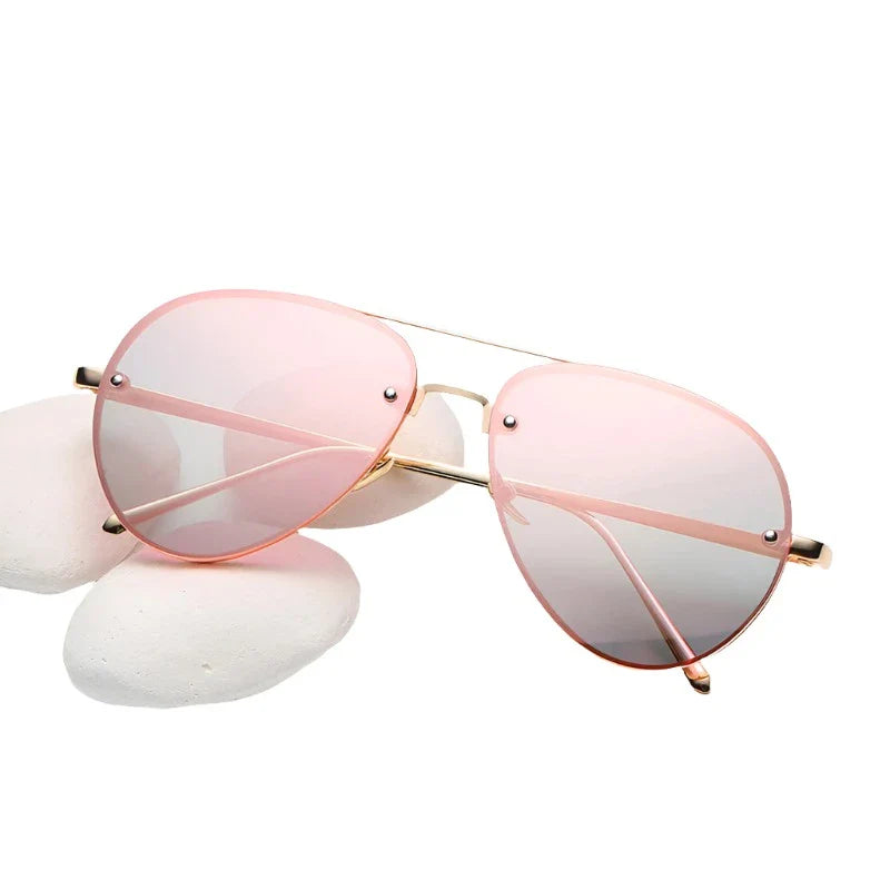 Classic Pilot Women Men Sunglasses Sun Glasses For Female Vintage Summer Pink Driving Shades-Dollar Bargains Online Shopping Australia