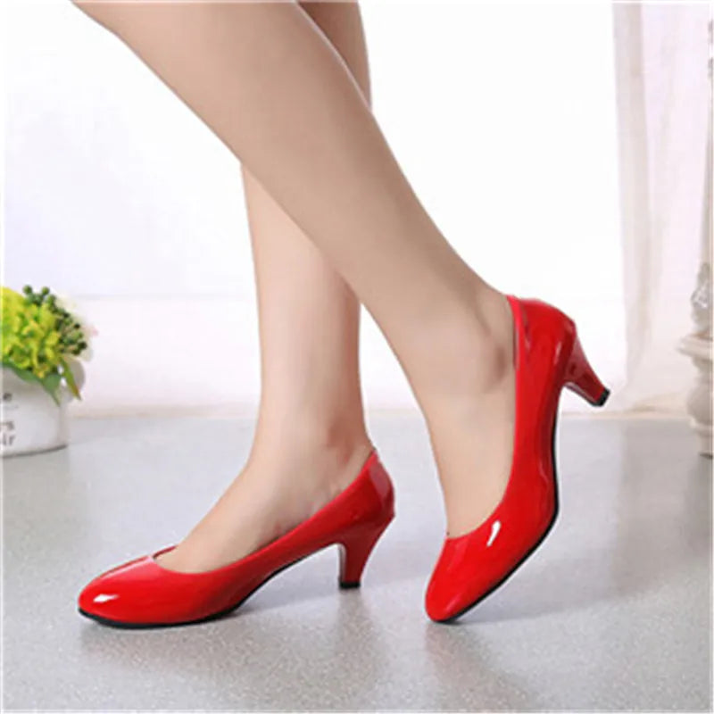 Female Pumps Nude Shallow Mouth Women Shoes Fashion Wedding Party Shoes Ladies Low Heel Shoes Woman-Dollar Bargains Online Shopping Australia