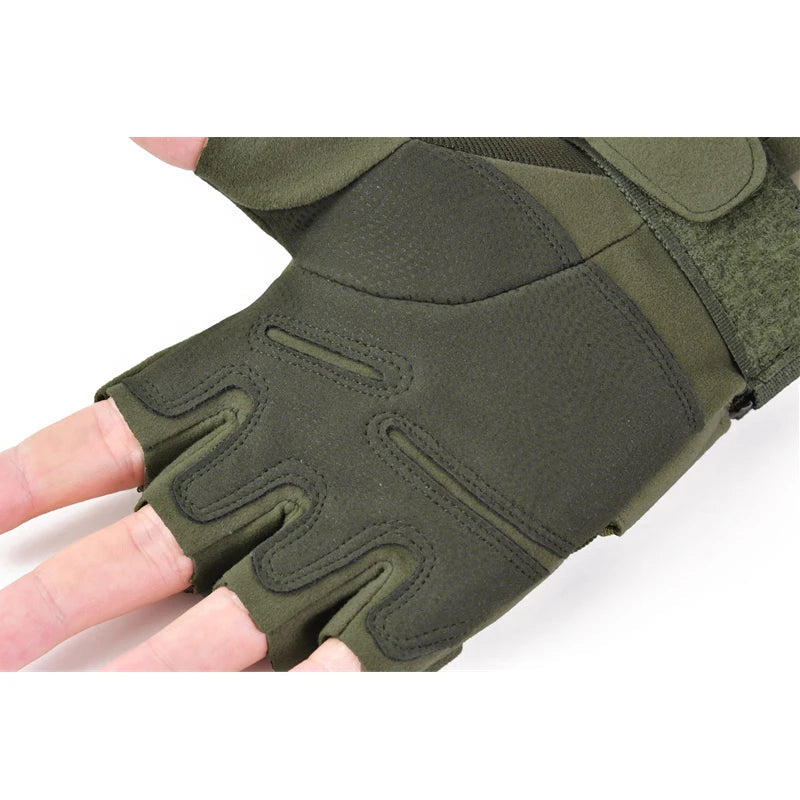 Outdoor Tactical Gloves Airsoft Sport Gloves Half Finger Military Men Women Combat Shooting Hunting Fitness Fingerless Gloves-Dollar Bargains Online Shopping Australia