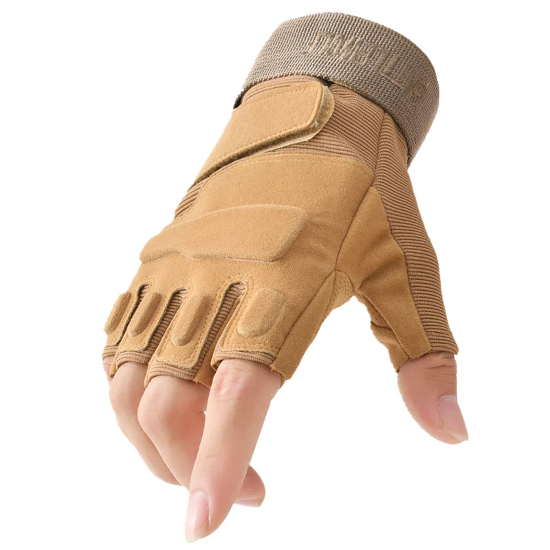 Outdoor Tactical Gloves Airsoft Sport Gloves Half Finger Military Men Women Combat Shooting Hunting Fitness Fingerless Gloves-Dollar Bargains Online Shopping Australia