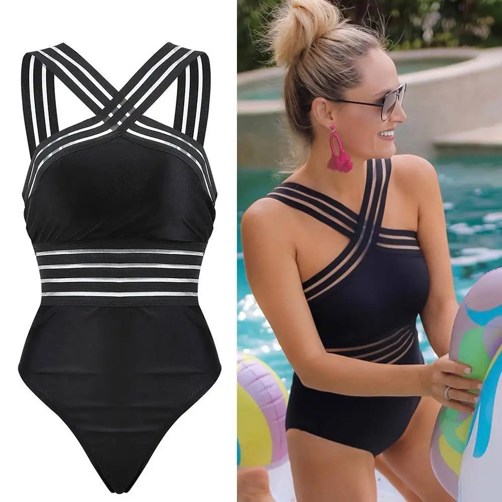 One Piece Bandage Push up Monokini Bikini Women's Swimwear Swimsuit Summer Bathing Suit Bottoms Thong Beach Swimming