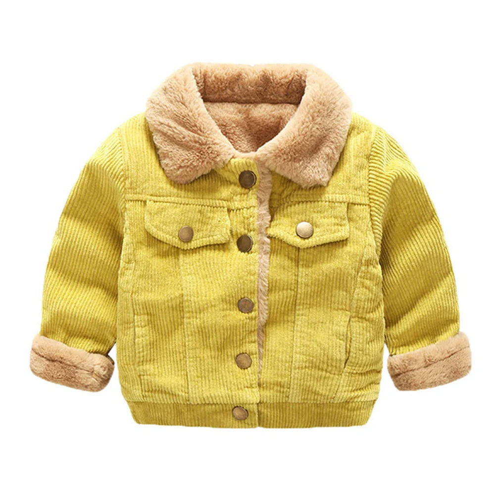 Plush Baby Boys Jacket Girls Coat Clothing Winter Kids Children Warm Outerwear Coats Toddler Boy Girl Tops Clothes-Dollar Bargains Online Shopping Australia