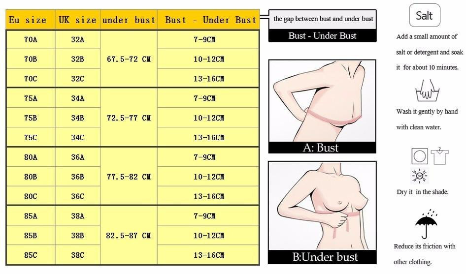 Women Lace Bras Print Underwear Push Up Plunge Lingerie Panties Briefs Bra Sets B C Cup