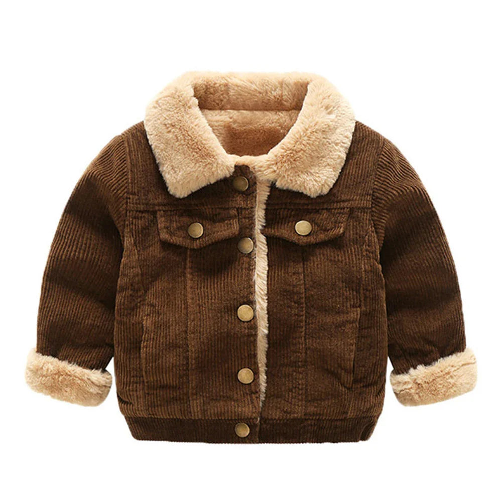 Plush Baby Boys Jacket Girls Coat Clothing Winter Kids Children Warm Outerwear Coats Toddler Boy Girl Tops Clothes-Dollar Bargains Online Shopping Australia