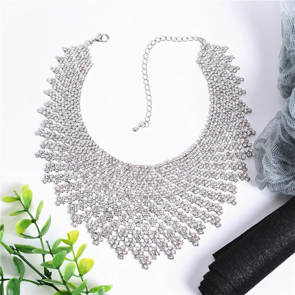 Necklace Wedding, Lightweight Prom Jewelry, Ladies Luxury Rhinestone Accessories Wholesale H94239 CORUIXI-Dollar Bargains Online Shopping Australia