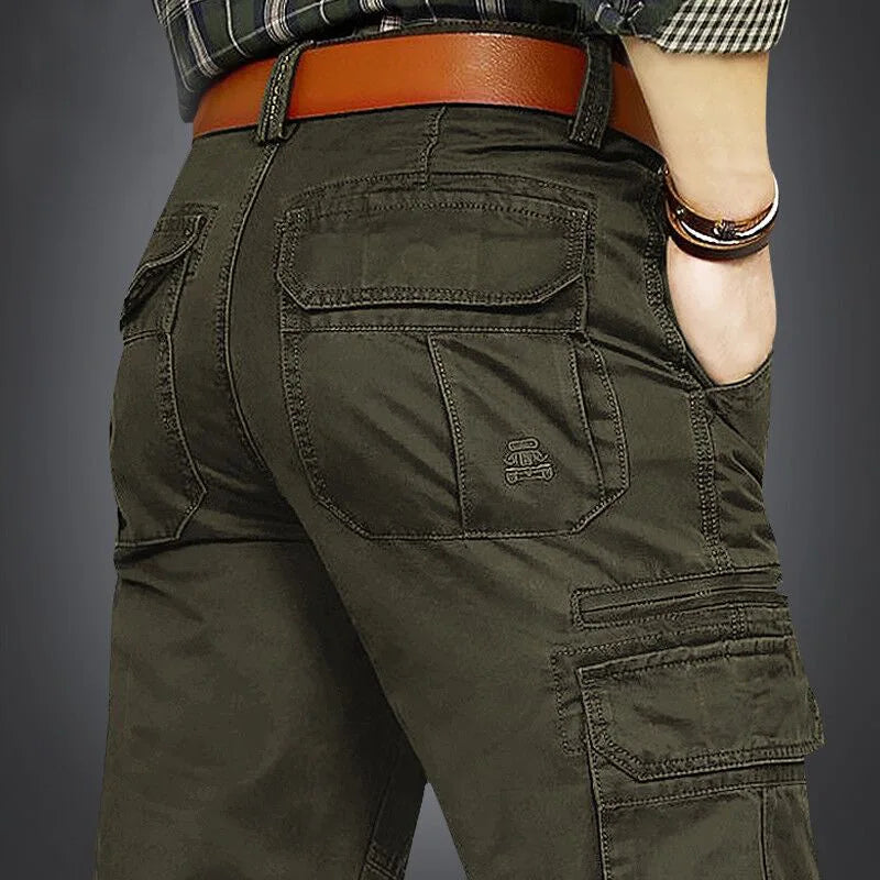 Man Cargo Pants Casual Pants Outdoor Trousers Hiking Set Cargo Tactical Men's Work Wear Trainning Exercise Suit Cotton Trouse-Dollar Bargains Online Shopping Australia