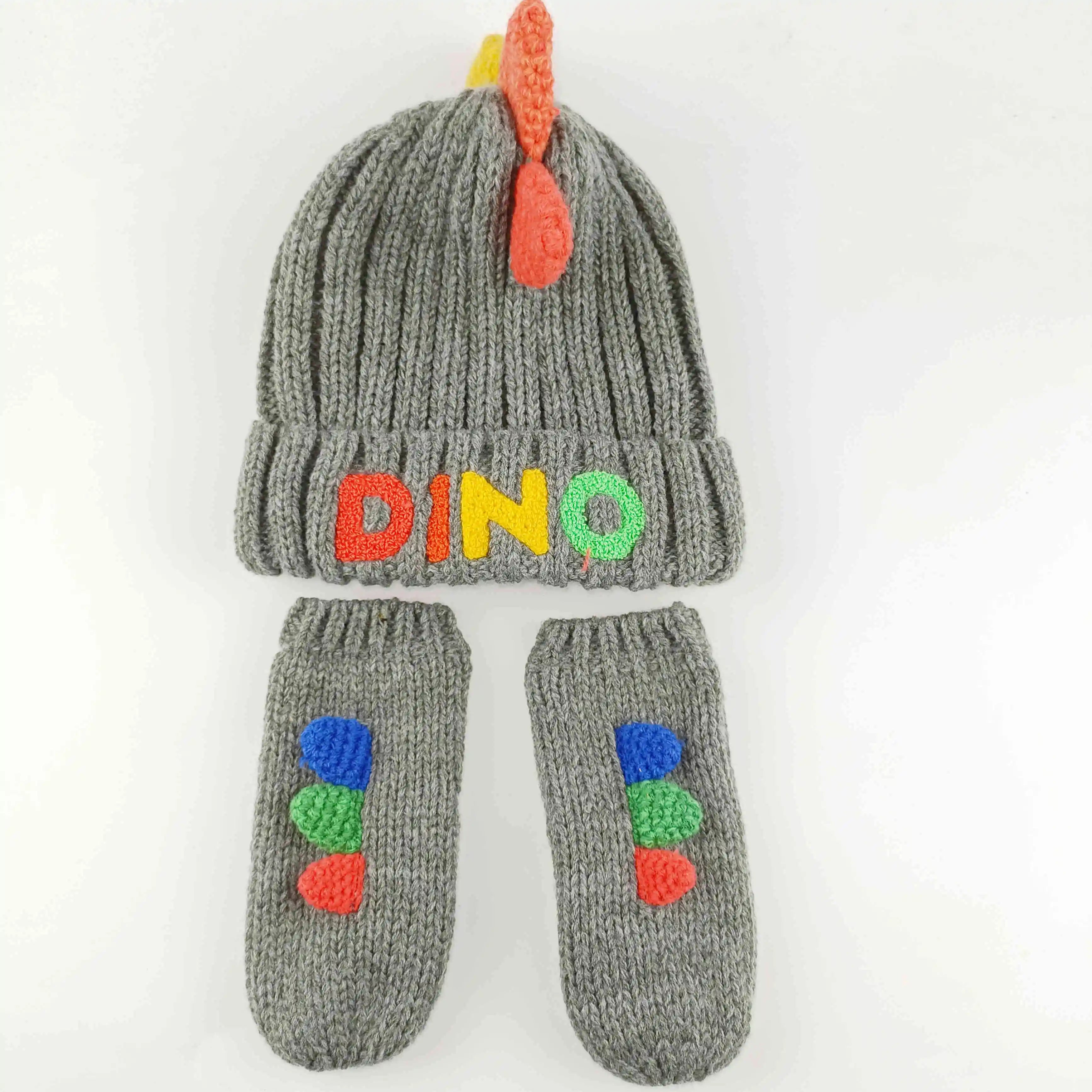 Winter Cartoon Knitted Hats and Gloves 2 Pieces Sets For Baby Boys Girls Kids Children-Dollar Bargains Online Shopping Australia