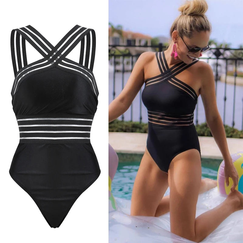 One Piece Bandage Push up Monokini Bikini Women's Swimwear Swimsuit Summer Bathing Suit Bottoms Thong Beach Swimming