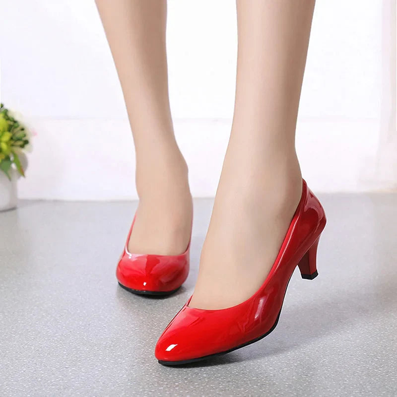 Female Pumps Nude Shallow Mouth Women Shoes Fashion Wedding Party Shoes Ladies Low Heel Shoes Woman-Dollar Bargains Online Shopping Australia