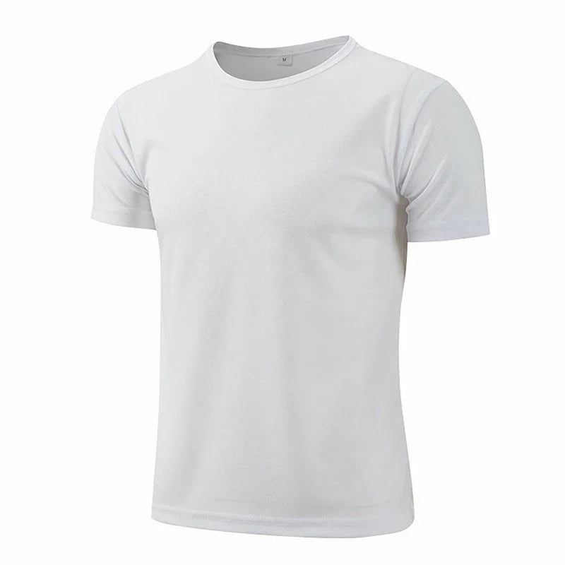 T Shirt Women Men O Neck Quick-dry Tees Women Simple Short Sleeve Solid Color Slim Fit T-Shirts For Unisex Tops Summer-Dollar Bargains Online Shopping Australia