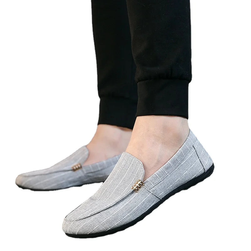 Men's Casual Shoes Red Loafers Cleat Shoes Metal Trim Driving Moccasin Soft Comfortable Casual Shoes Men's Sneakers Flats-Dollar Bargains Online Shopping Australia