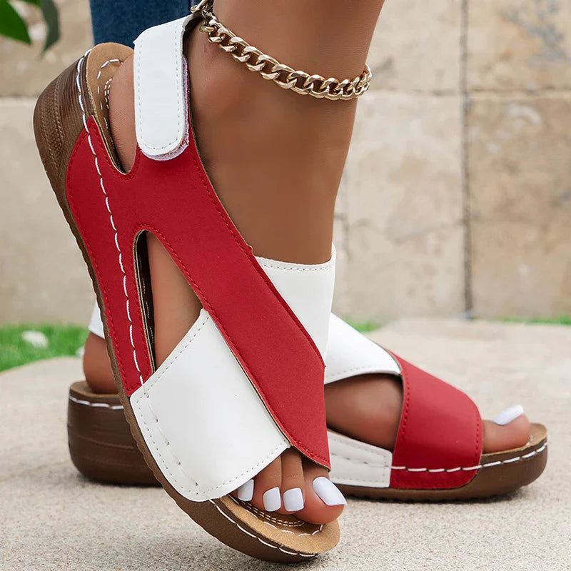 Women Sandals Wedge Heeled Sandals For Summer Shoes Women Heels Lightweight Wedges Shoes Women's Summer Footwear-Dollar Bargains Online Shopping Australia