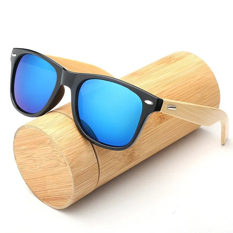 Fashion Wood Men's Ultraviolet Sunglasses Classic Male Driving Riding UV400 Sports Sun Glasses Eyewear Wooden Bamboo Eyeglasses