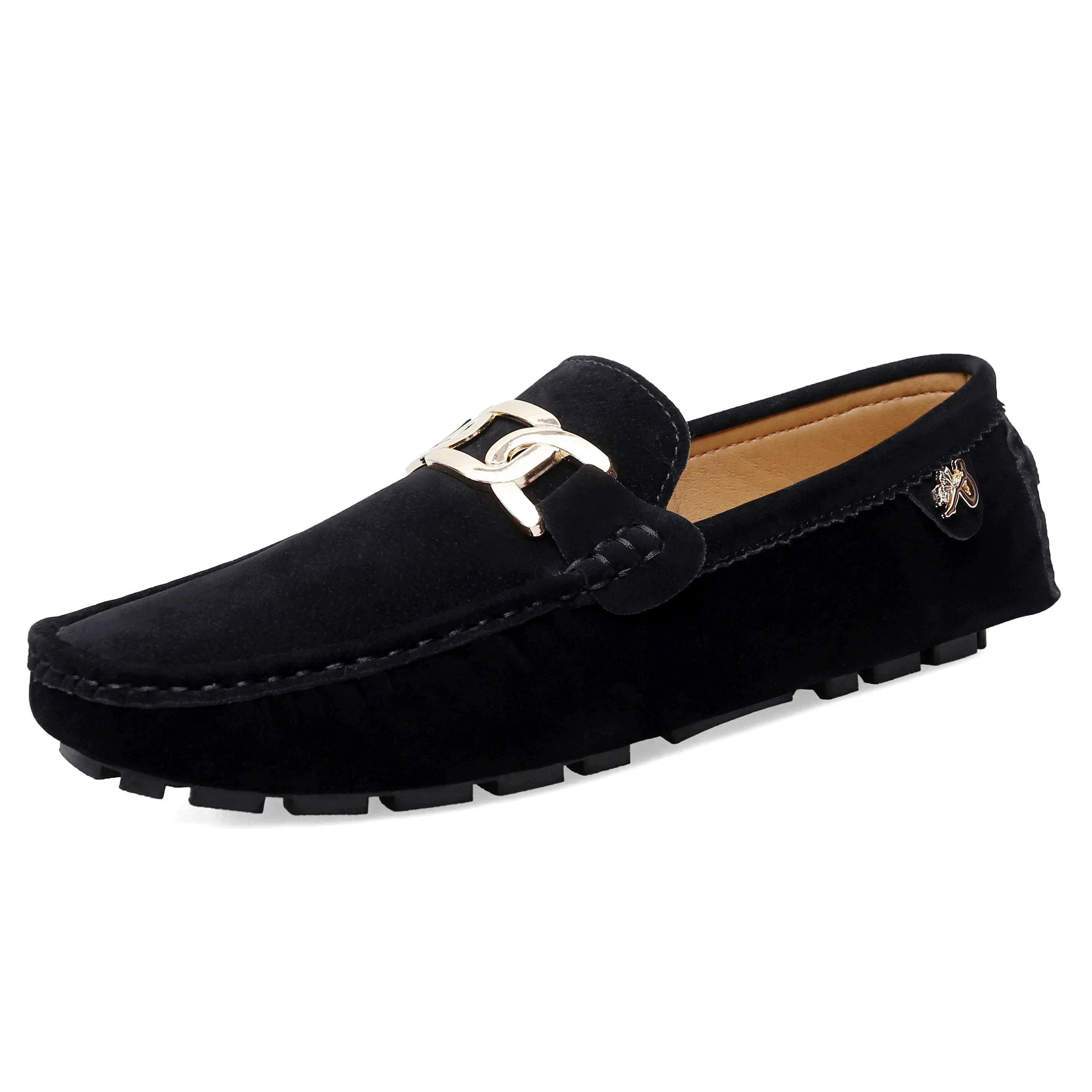 Split Leather Men Loafers Slip on Flats Casual Shoes for Women Moccasins Super Soft Female Footwear-Dollar Bargains Online Shopping Australia