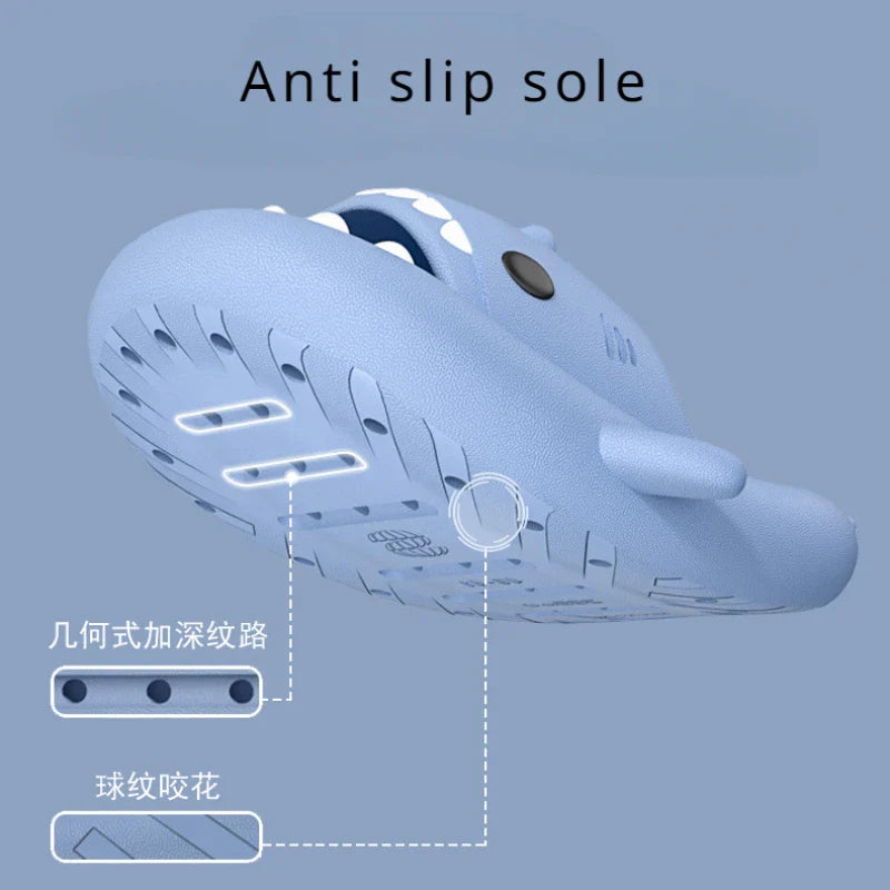 Children Slippers Shark Flip Flops Soft Sole Cartoon Slipper Women Man Bathroom Sandal EVA Non-slip Children Cute Shoes Sandals-Dollar Bargains Online Shopping Australia