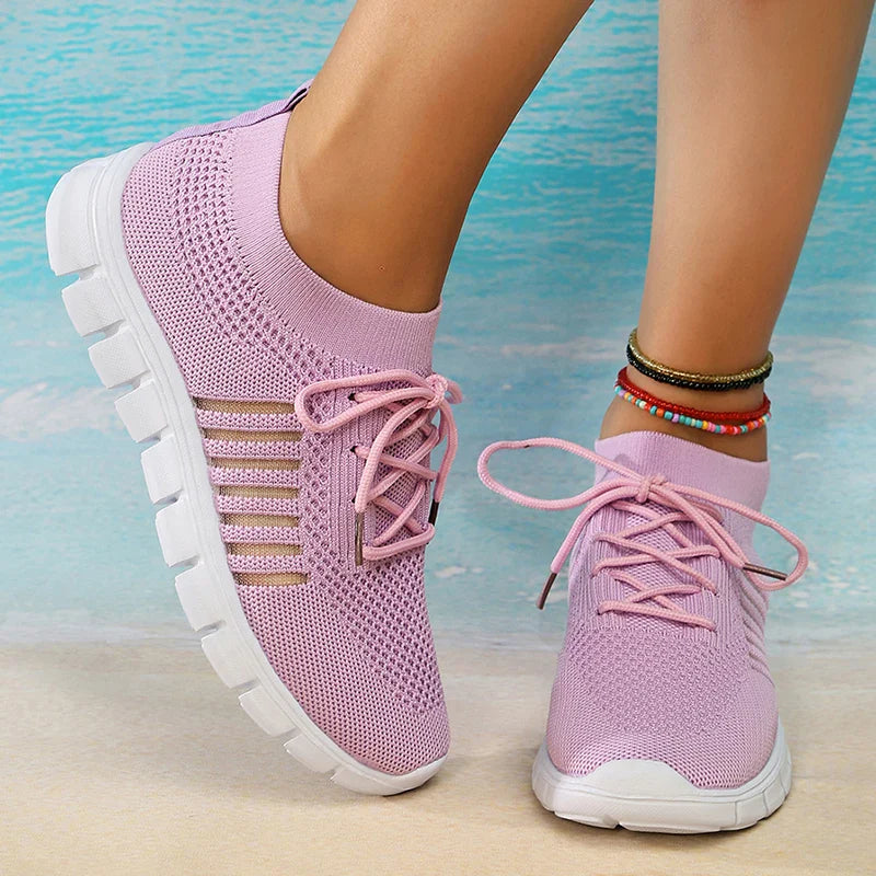 Mesh Breathable Soft Sole Sneakers Women Lightweight Non-Slip Running Walking Shoes Woman-Dollar Bargains Online Shopping Australia