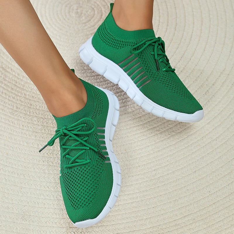 Mesh Breathable Soft Sole Sneakers Women Lightweight Non-Slip Running Walking Shoes Woman-Dollar Bargains Online Shopping Australia