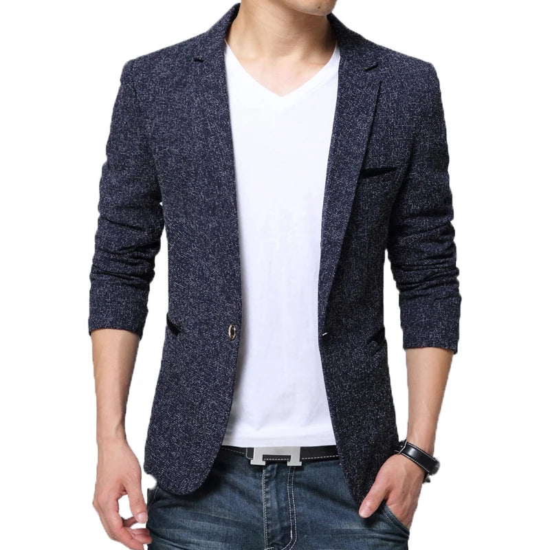 Mens Blazer Jacket Suit Wedding Prom Party Slim Fit Smart Casual Suit Men Jacket Business Men Suit Jacket