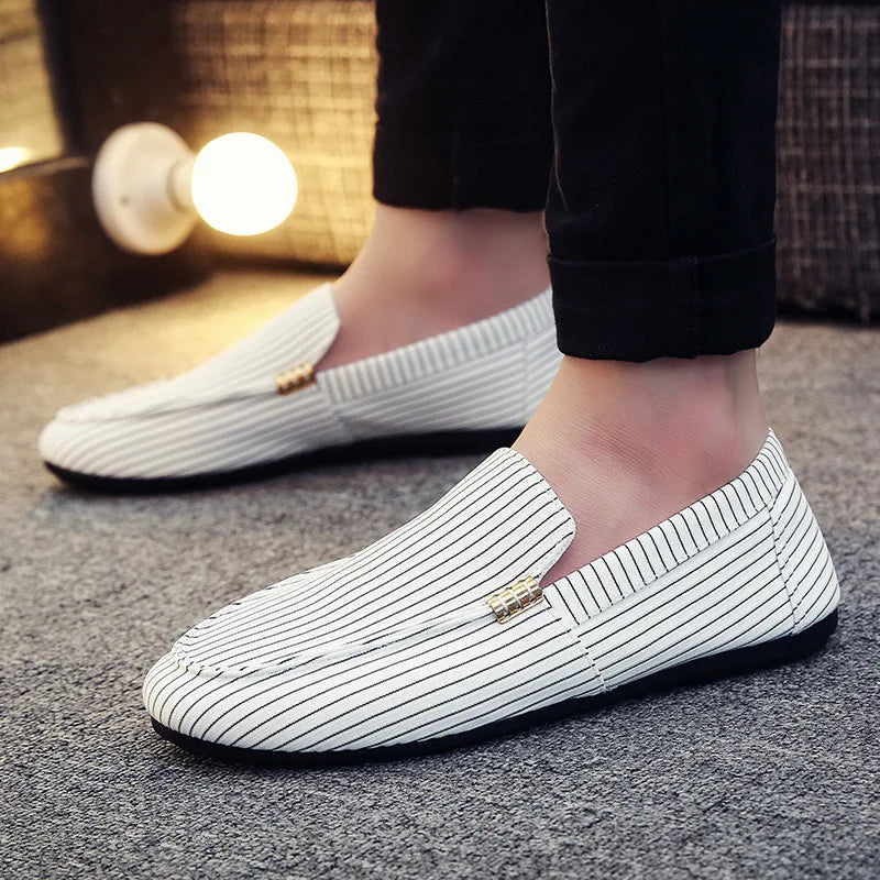 Men's Casual Shoes Red Loafers Cleat Shoes Metal Trim Driving Moccasin Soft Comfortable Casual Shoes Men's Sneakers Flats-Dollar Bargains Online Shopping Australia