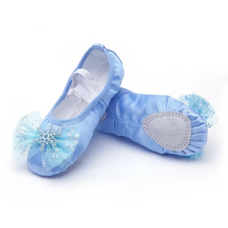 Lovely Princess Dance Soft Soled Ballet Shoe Children Girls Cat Claw Chinese Ballerina Exercises Shoes-Dollar Bargains Online Shopping Australia