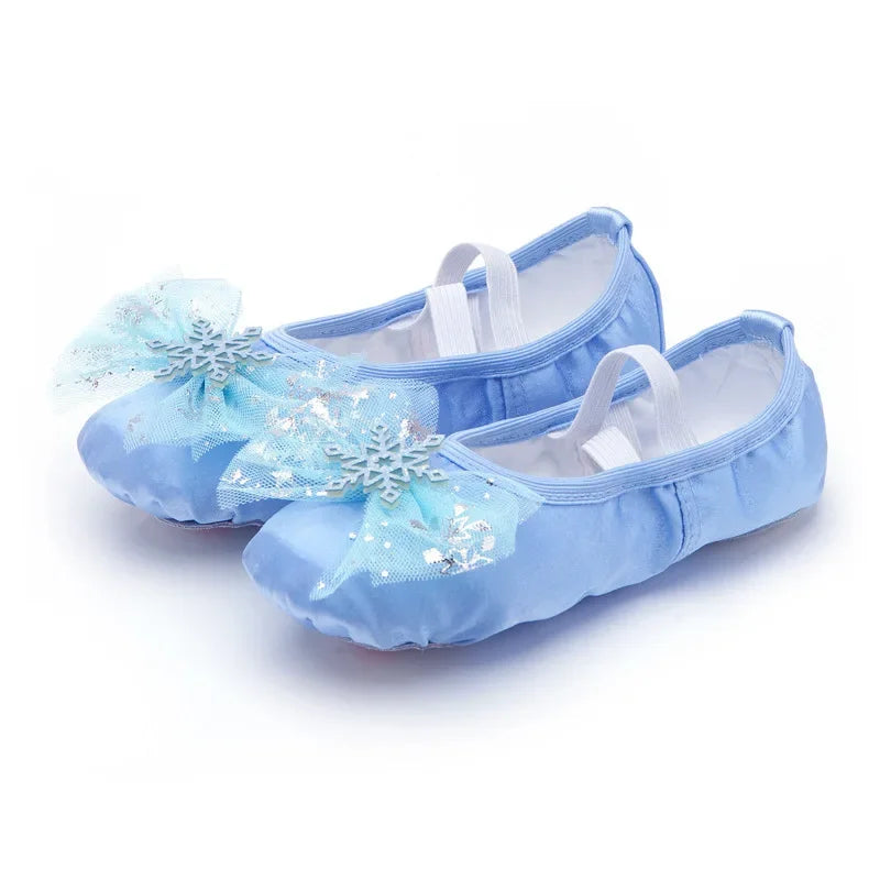 Lovely Princess Dance Soft Soled Ballet Shoe Children Girls Cat Claw Chinese Ballerina Exercises Shoes-Dollar Bargains Online Shopping Australia