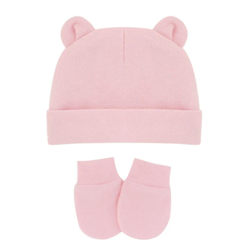 Newborn Winter Warm Beanie Hat Gloves for Baby Girls Boys Infant Toddler-Dollar Bargains Online Shopping Australia