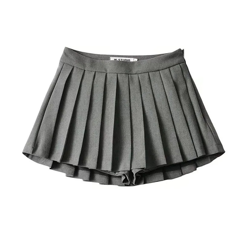 Sexy Women Pleated Skirts High Waist Summer Vintage Mini Skirts Korean Tennis Student White Designed Dance Skirt-Dollar Bargains Online Shopping Australia