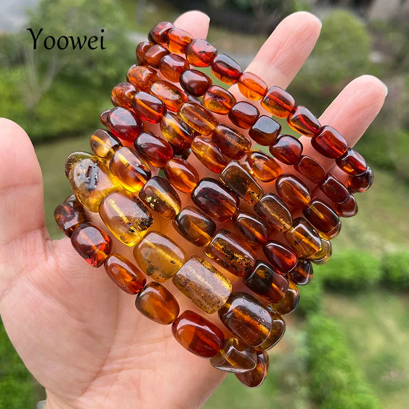 Amber Bracelets Natural Beads Baltic Energy Gemstone Healing Jewelry-Dollar Bargains Online Shopping Australia