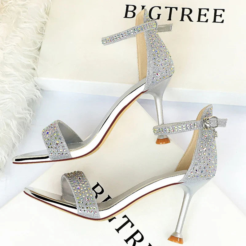 Shoes Sexy High Heels Women Pumps Sparkle Sequins Stiletto Heels 10 Cm Party Shoes-Dollar Bargains Online Shopping Australia