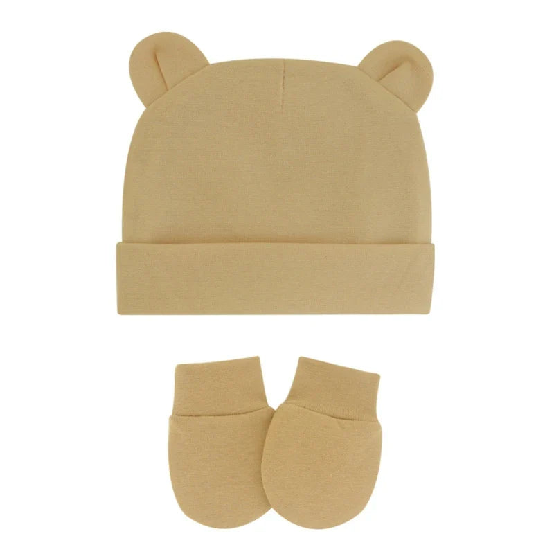 Newborn Winter Warm Beanie Hat Gloves for Baby Girls Boys Infant Toddler-Dollar Bargains Online Shopping Australia