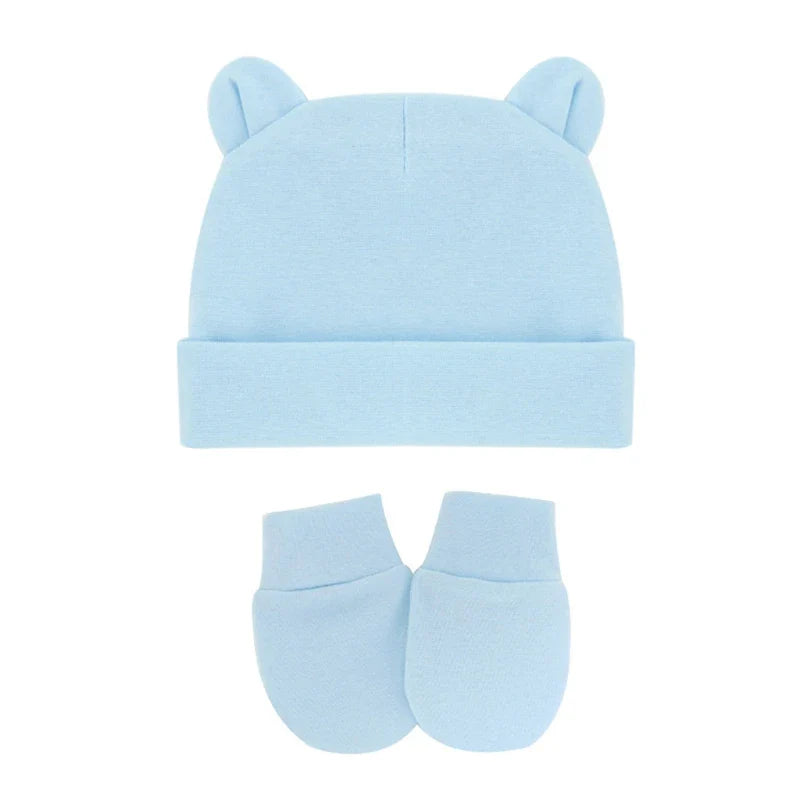 Newborn Winter Warm Beanie Hat Gloves for Baby Girls Boys Infant Toddler-Dollar Bargains Online Shopping Australia