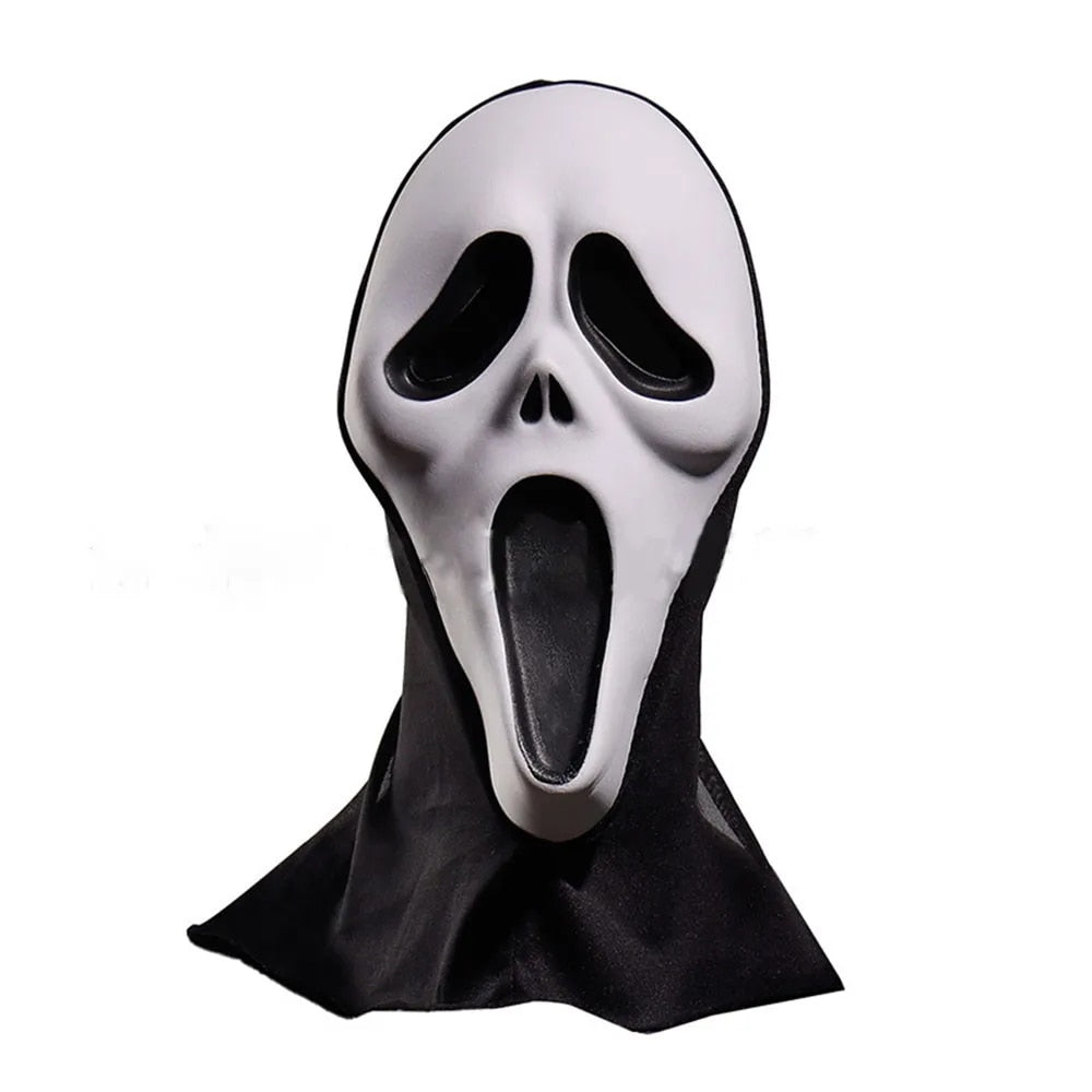 Horror Scream Face Ghost House Mask Cosplay Scary Killer Evil Demon EVA Masks Halloween Carvinal Dress Up Party Costume Props-Dollar Bargains Online Shopping Australia