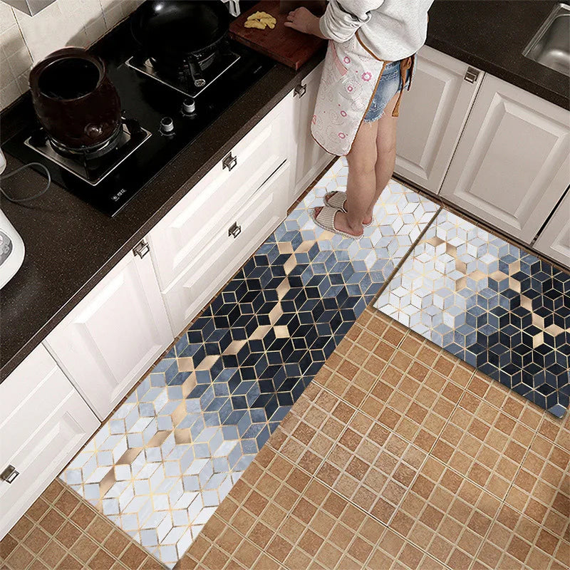 Long Kitchen Carpet for Floor Home Entrance Doormat Bedroom Living Room Decor Bedside Rug Hallway Balcony Bathroom Anti-Slip Mat