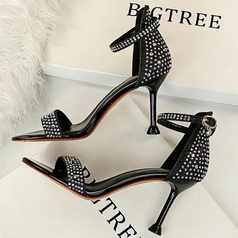 Shoes Sexy High Heels Women Pumps Sparkle Sequins Stiletto Heels 10 Cm Party Shoes-Dollar Bargains Online Shopping Australia