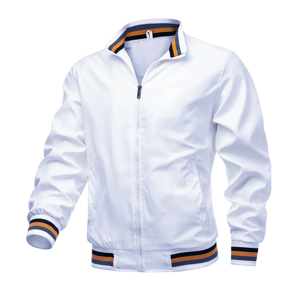 Jackets for Men Spring Outwears Solid Color Casual Coats Racing Windbreaker Men's Jacket Plus-Dollar Bargains Online Shopping Australia