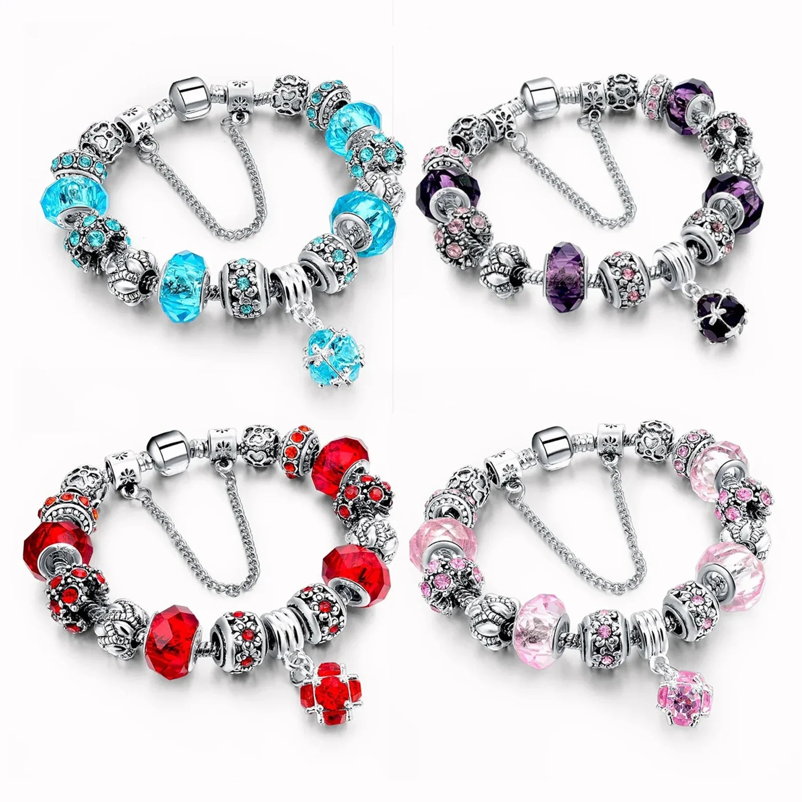 Crystal DIY Bracelet Original Crystal Handmade Wrist Accessories for Girls Women Fashion Jewelry Birthday Gifts-Dollar Bargains Online Shopping Australia