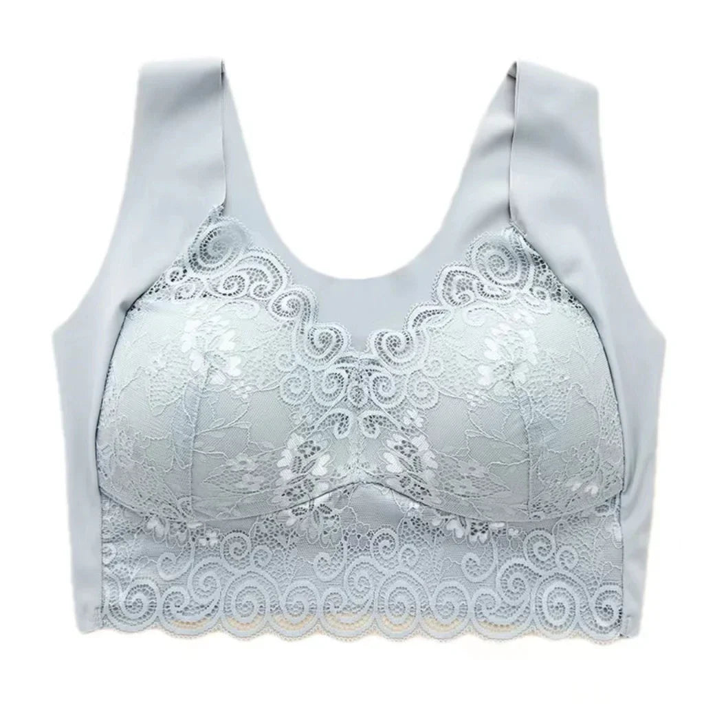 Women Lace Bra Camisole Underwear Breathable V Neck Gather Up Soft-Dollar Bargains Online Shopping Australia