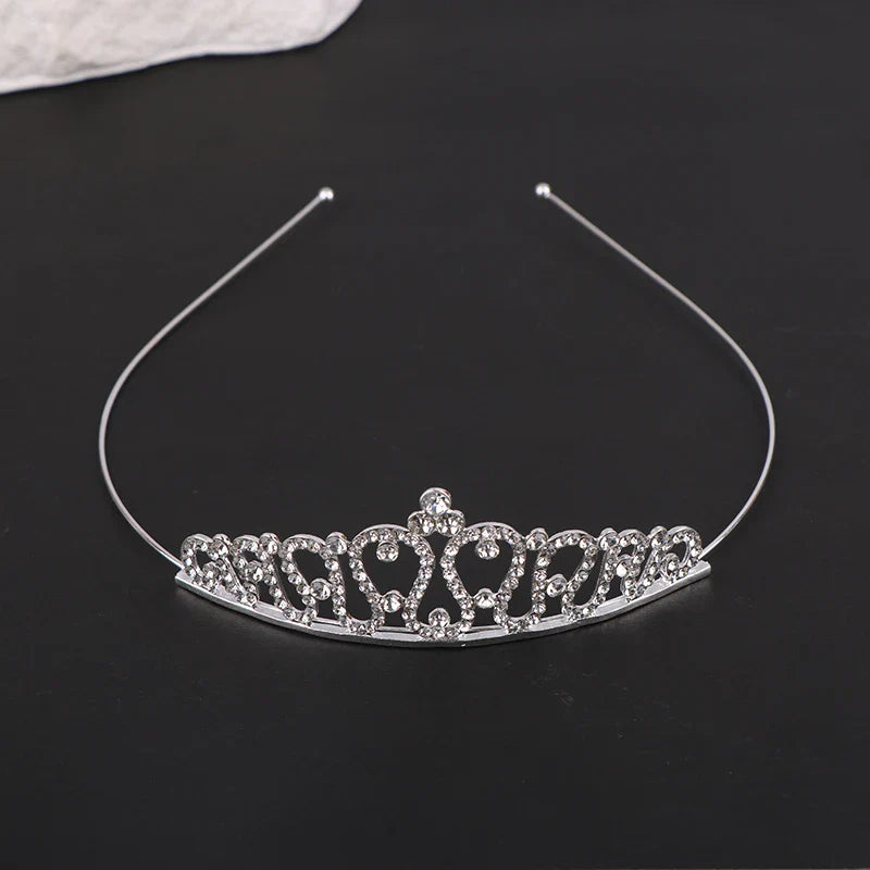 Sweet Princess Tiara Birthday Party Crown Performance Party Decorative Queen Tiaras Beauty Pageant Bride Wedding Hair Jewelry-Dollar Bargains Online Shopping Australia