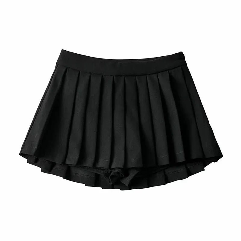 Sexy Women Pleated Skirts High Waist Summer Vintage Mini Skirts Korean Tennis Student White Designed Dance Skirt-Dollar Bargains Online Shopping Australia