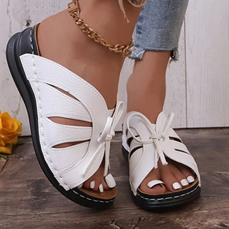 Shoes Sandals Women Summer Retro Women Shoe Slip On Women's Shoes Wedge Shoes Woman Outdoor Women Slippers Footwear Female-Dollar Bargains Online Shopping Australia