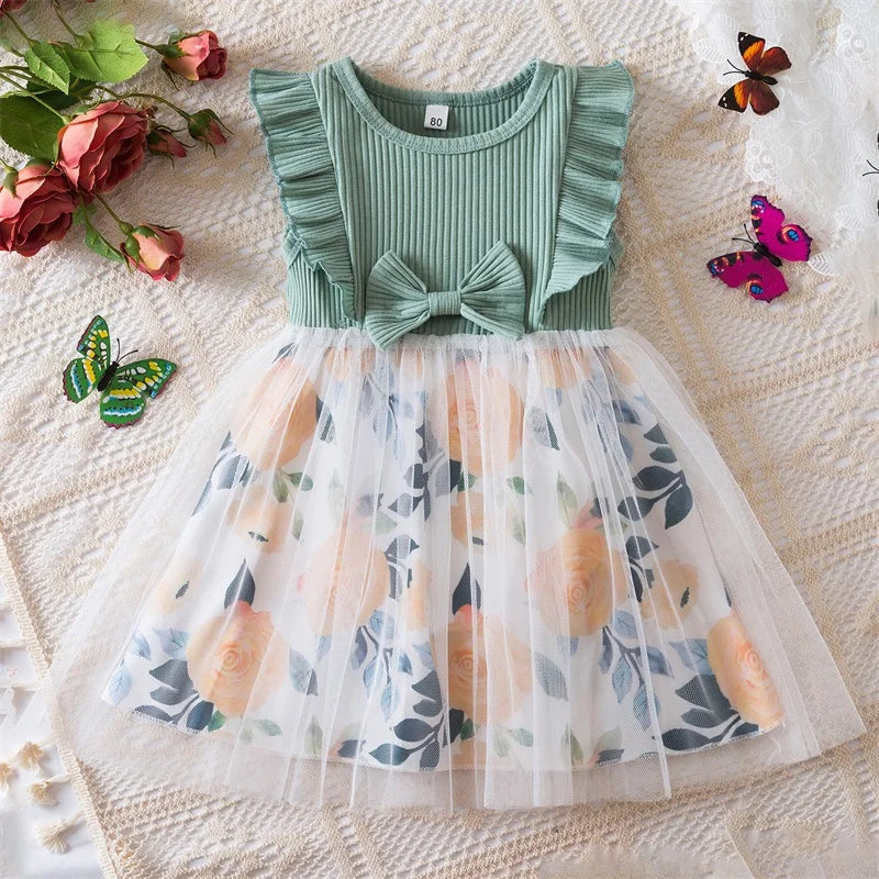 Girl Lace Wedding Party Dress Kids Baby Tulle Birthday Princess Tutu Prom Child Christmas New Year Party Costume-Dollar Bargains Online Shopping Australia